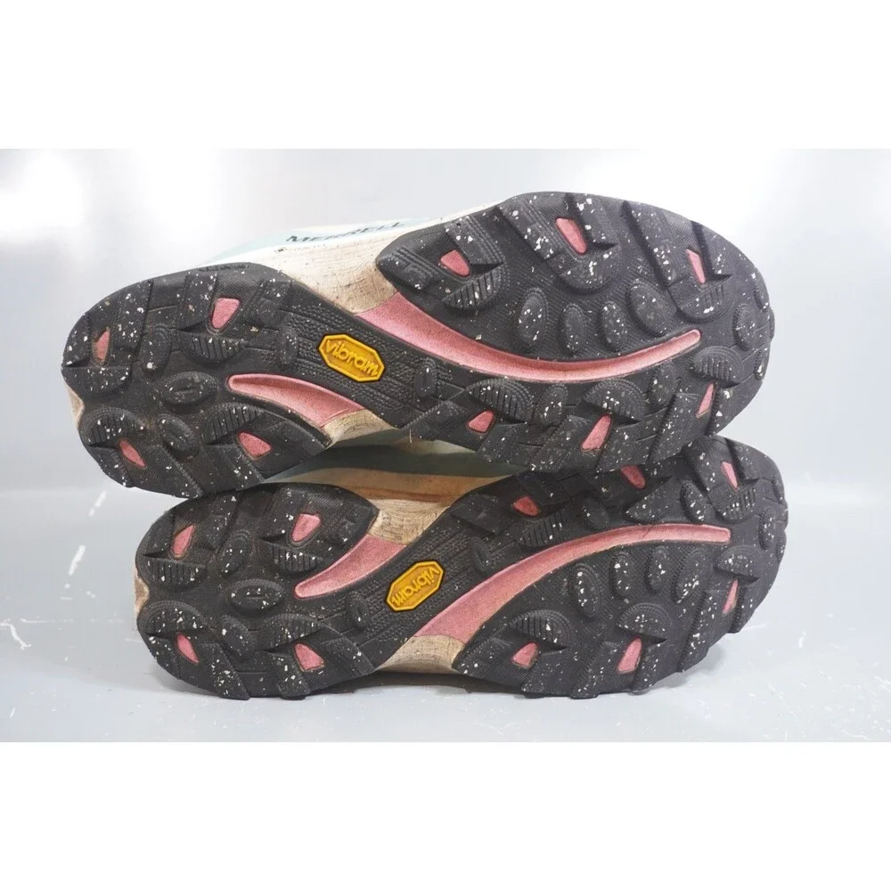 Merrell Sweaty Betty Moab Speed Womens Size 9 Gore-Tex Hiking Shoes Blue Smoke
